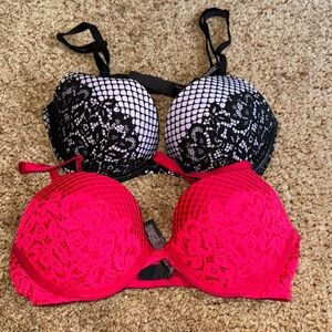 Two Victoria’s Secret bras